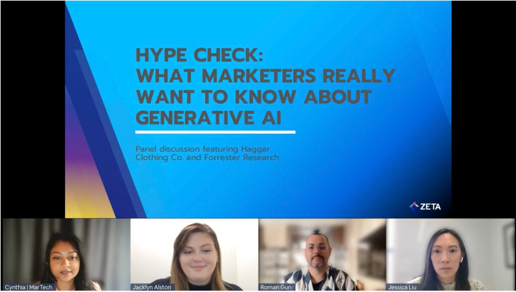 Webinar title page with video title